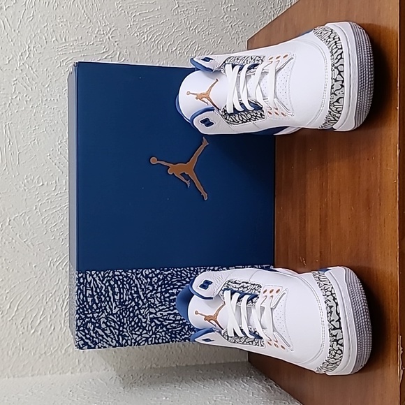 Air Jordan 3 Retro Washington Wizards Blue Copper Men Sneaker CT8532-148 Sz 12.5 - Picture 6 of 17